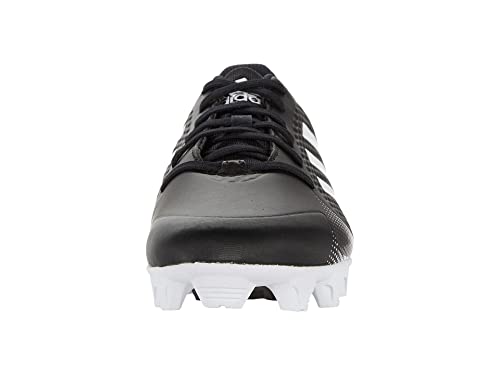 adidas Women's Purehustle 2 MD Baseball Shoe, Black/White/White, 7.5