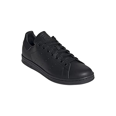 adidas Men's Stan Smith Sneaker, Core Black Core Black Cloud White, 10.5 UK