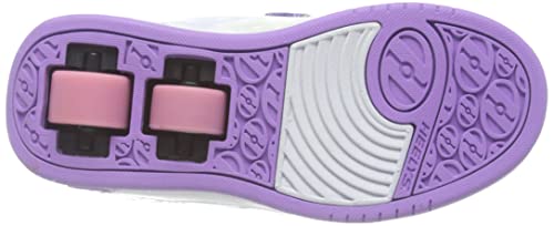 HEELYS Girl's Dual Up X2 (Little Kid/Big Kid/Adult) Purple/Rainbow Wings 2 Little Kid M