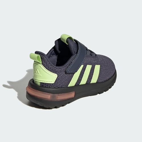 adidas unisex-child Racer TR23 Shadow Navy/Pulse Lime/Core Black 4.5