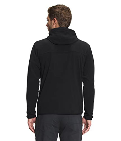 The North Face Men's TKA Glacier Full Zip Hoodie, TNF Black, L