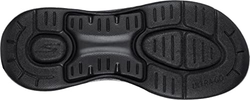 Skechers Go Walk Arch Fit Double Band Buckle Slide Black 6 B (M)