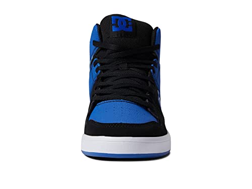 DC Mens Cure Casual High-Top Skate Shoes Sneakers Royal/Black 1 10.5 D - Medium