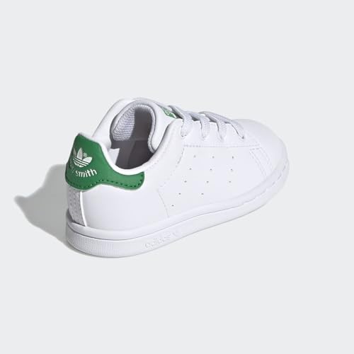 adidas Kids Stan Smith (End Plastic Waste) Sneaker, Cloud White/White/Green, 4 US Unisex Toddler