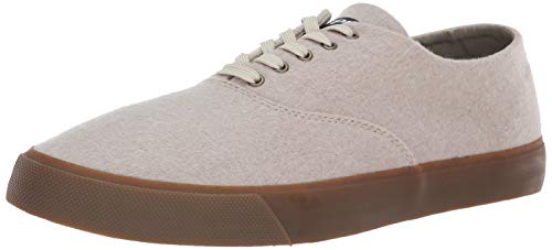 Sperry Men's Captain's CVO Wool Sneaker, Cement, 8 M US