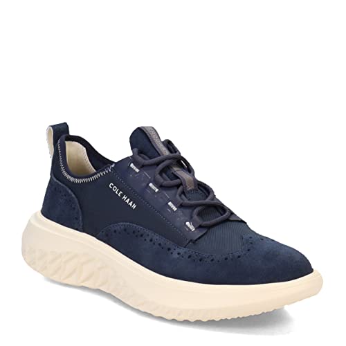 Cole Haan Men's Zerogrand WFA Sneakers, Navy Blazer/Egret, Blue, 9 Medium US