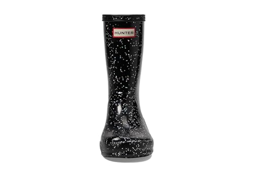 Hunter Boots Infant's First Classic Giant Glitter Rain Boot Black 8 Medium US