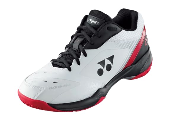 Yonex Power Cushion 65X SHB65X3EX Men Shoes (White/Red) (Men 11 / 29 CM / EUR 45)