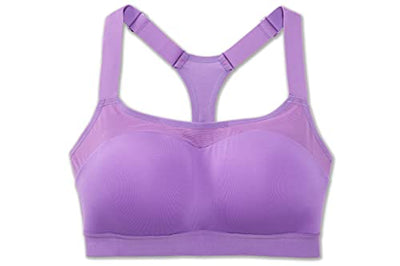 Brooks Dare Racerback Women’s Run Bra for High Impact Running, Workouts and Sports with Maximum Support - Heliotrope - 36C