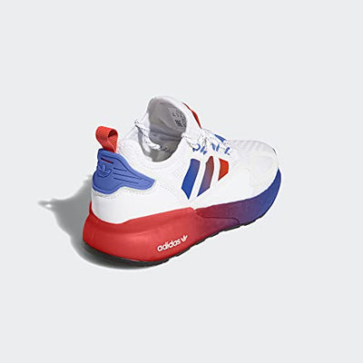 adidas ZX 2K Boost Shoes Kids', White, Size 5.5