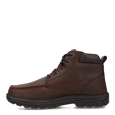 Skechers Men's Vicksburk WP Work Boot Dark Brown 9.5