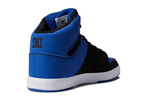 DC Mens Cure Casual High-Top Skate Shoes Sneakers Royal/Black 1 10.5 D - Medium