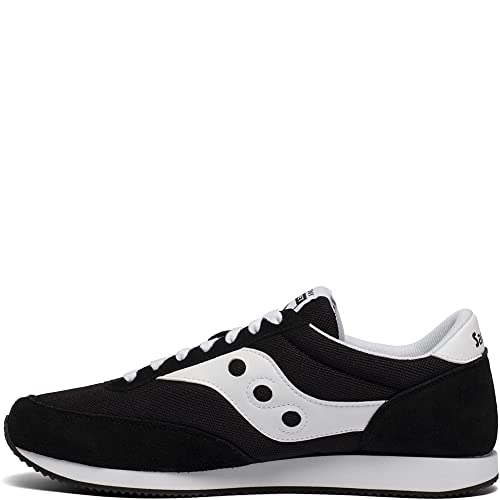 Saucony Men's Hornet Sneaker, Black/White, 9 Medium