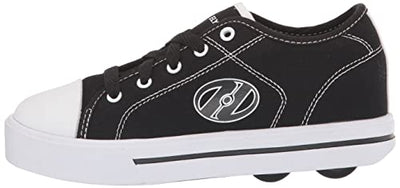 HEELYS Classic X2 (Little Kid/Big Kid/Adult) Black/White 4 Big Kid, 4 Men's, 5 Women's M