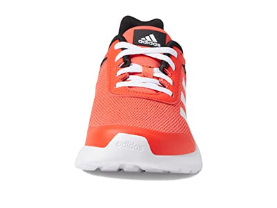 adidas Boy's Tensaur Run (Little Kid/Big Kid) White/Bright Red/Black 1.5 Little Kid M