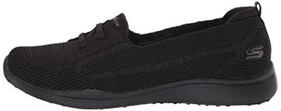 Skechers Women's Microburst 2.0 - Irresistable Sneaker, Black, 9.5