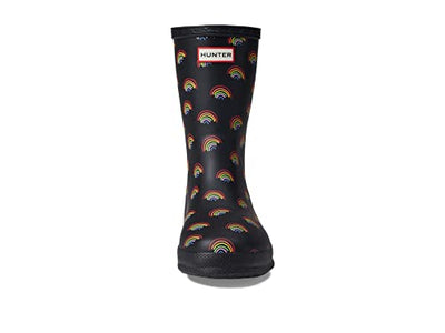 Hunter Girl's Original First Classic Boot (Toddler/Little Kid) Mini Rainbow Print 12 Little Kid M