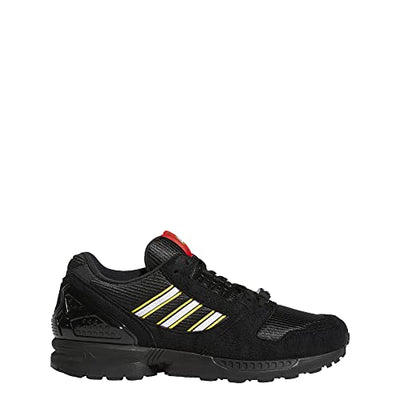 adidas Mens Original ZX 8000 Boost Running Shoes Black/Black (8, Numeric_8)