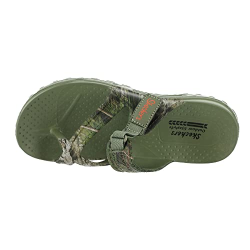 Skechers Foamies ReggaeCountrified Sandal Womens Sandal 11 BM US CamouflageOliveMulti