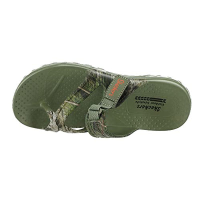 Skechers Foamies ReggaeCountrified Sandal Womens Sandal 11 BM US CamouflageOliveMulti