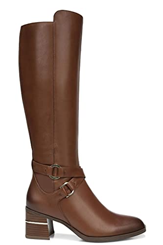 Naturalizer Shore Regular Shaft Lodge Brown Leather 9 W (C)