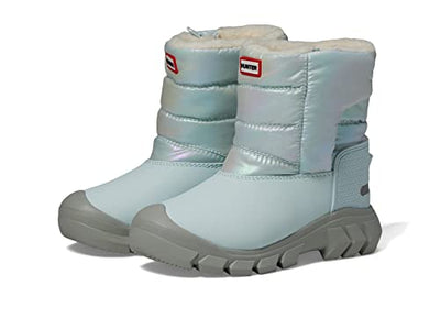 Hunter Girl's Intrepid Nebula Snow Boot (Toddler/Little Kid) Gentle Blue 12 Little Kid M