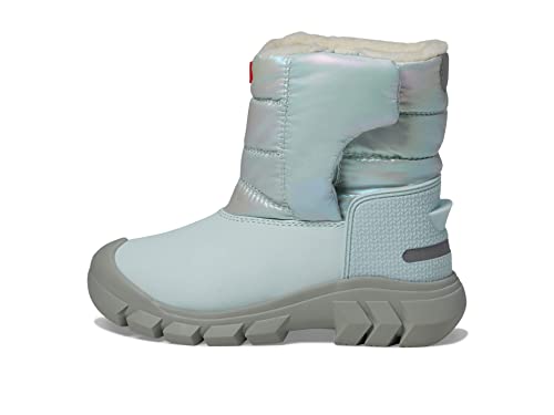 Hunter Girl's Intrepid Nebula Snow Boot (Toddler/Little Kid) Gentle Blue 12 Little Kid M