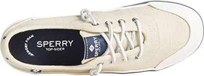 Sperry Lounge 2 Lace-Up Linen Light Tan 12 M (B)