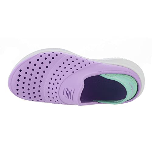 Skechers Foamies Epic Flex Slip On 308150L Girls' Toddler-Youth Slip On 12 M US Little Kid Lavender