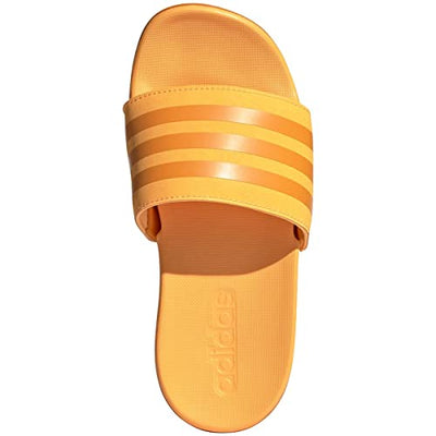 adidas boys Adilette Comfort Slide, Flash Orange-orange Rush, 3 Big Kid