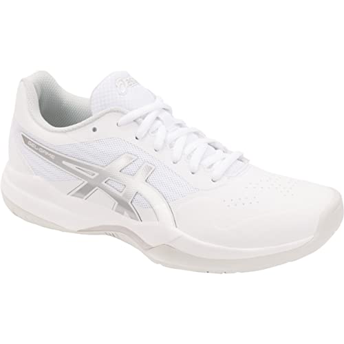 ASICS Women's Gel-Game 7 Tennis Shoes, 5, White/Silver