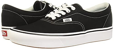 Vans Men's Low-Top Sneakers, Black, 8.5 US