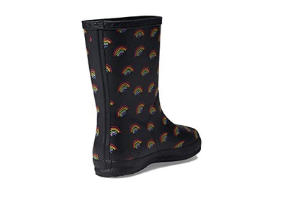 Hunter Girl's Original First Classic Boot (Toddler/Little Kid) Mini Rainbow Print 12 Little Kid M