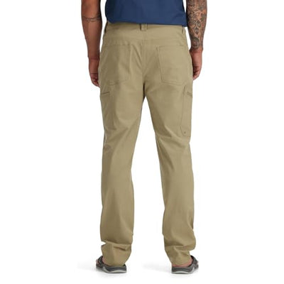 Simms Challenger Men's Fishing Pants - Lightweight, Quick-Drying, Stretch Fabric with Vented Panels and Multiple Pockets for Outdoor Comfort (34, Khaki)