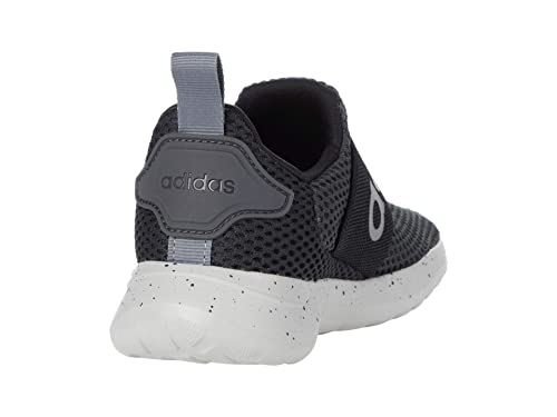 adidas Baby Lite Racer Adapt 4.0 Running Shoe, Grey/Grey/Black, 5 US Unisex Infant