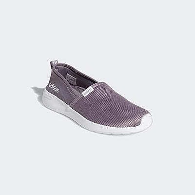 adidas Women's Lite Racer Slip-On Shoes, Purple/White 11