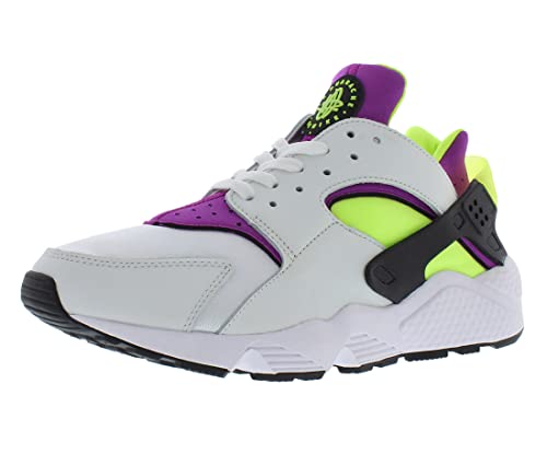 Nike Air Huarache Mens Running Trainers DD1068 Sneakers Shoes (UK 6 US 7 EU 40, White neon Yellow Magenta 104)