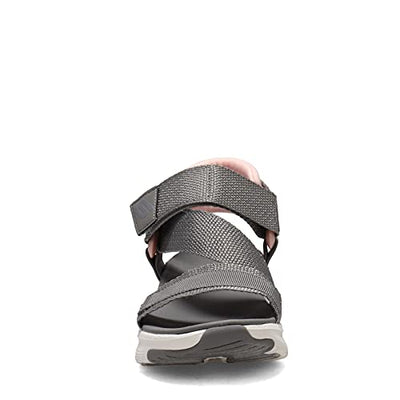 Skechers Arch Fit - Pop Retro Gray/Pink 8 B (M)