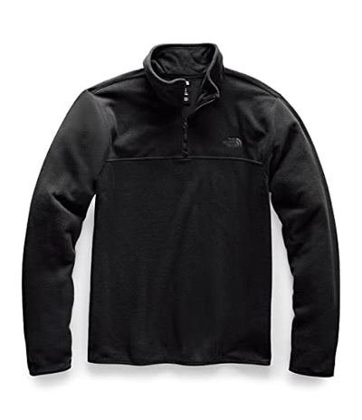 The North Face Men's TKA Glacier ¼ Zip, TNF Black/TNF Black, L