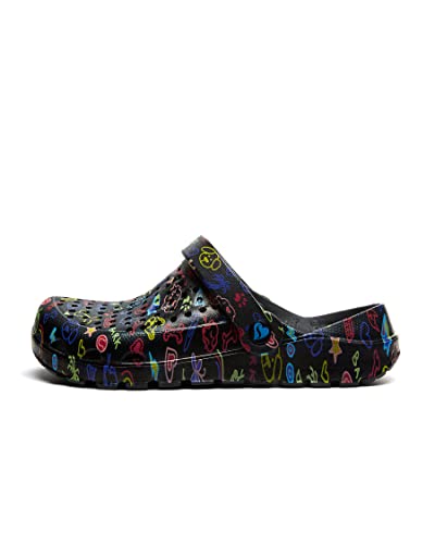 Skechers Foamies FootstepsOodles of Doodles Womens Slip On 9 BM US BlackMulti