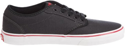 Vans Men's Atwood Canvas Trainers Sneaker, Black/Chili, 9 M US