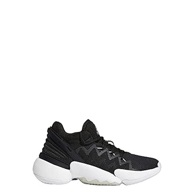 adidas Kid's Don Issue 2 Boys Basketball Core Black/White/Sky Tint 7 Big Kid