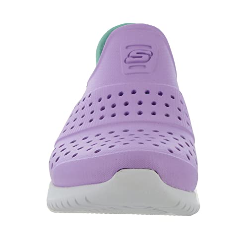 Skechers Foamies Epic Flex Slip On 308150L Girls' Toddler-Youth Slip On 2 M US Little Kid Lavender