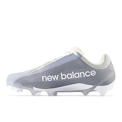 New Balance Unisex BurnX4 Lacrosse Shoe, Artic Grey/Grey, 10.5 Wide US Men