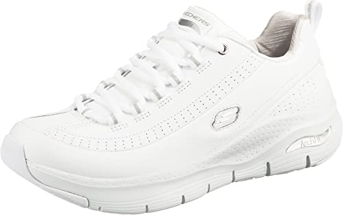 Skechers Women's Sneaker, White, 8.5