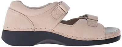 Propét womens W0089 Pedic Walker flats sandals, Dusty Taupe Nubuck, 10 XX-Wide US