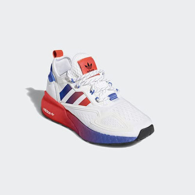 adidas ZX 2K Boost Shoes Kids', White, Size 5.5