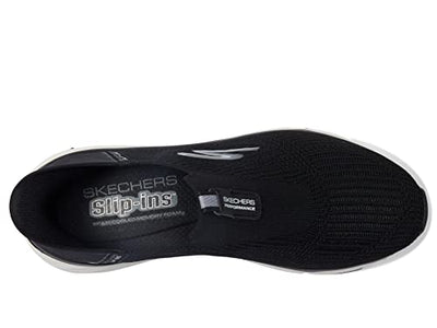 Skechers Max Cushioning Elite Smooth Transition Hands Free Slip-Ins Black/White 7 D - Wide