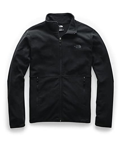 The North Face Men's TKA Glacier Full Zip Jacket, TNF Black/TNF Black, XL