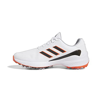 adidas ZG23 Lightstrike Golf Shoes Footwear White/Core Black/Semi Solar Red 10.5 E - Wide